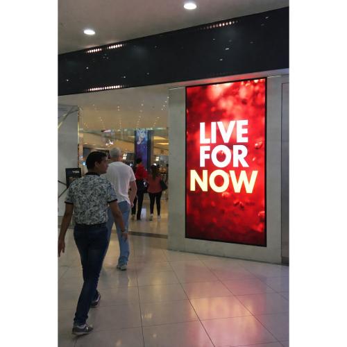 LED-Display Skyltfönster P2,97, 100x200cm