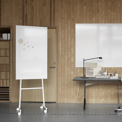 Lintex One - Mobila whiteboardtavlor med svart eller vitt stativ
