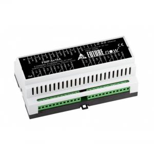 Reläbox för DIN-montage (8 kanaler) LAN