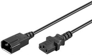 MicroConnect Apparatkabel, ha-ho C13-C14, 1,8m, svart