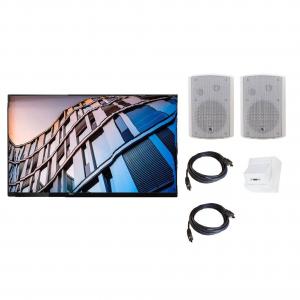 Klassrumspaket bildskärm 75" 4K med HDMI