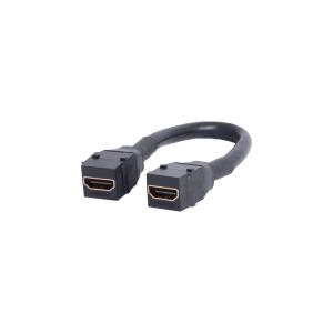 Keystonemodul HDMI 0,2 m kabel ho-ho Svart