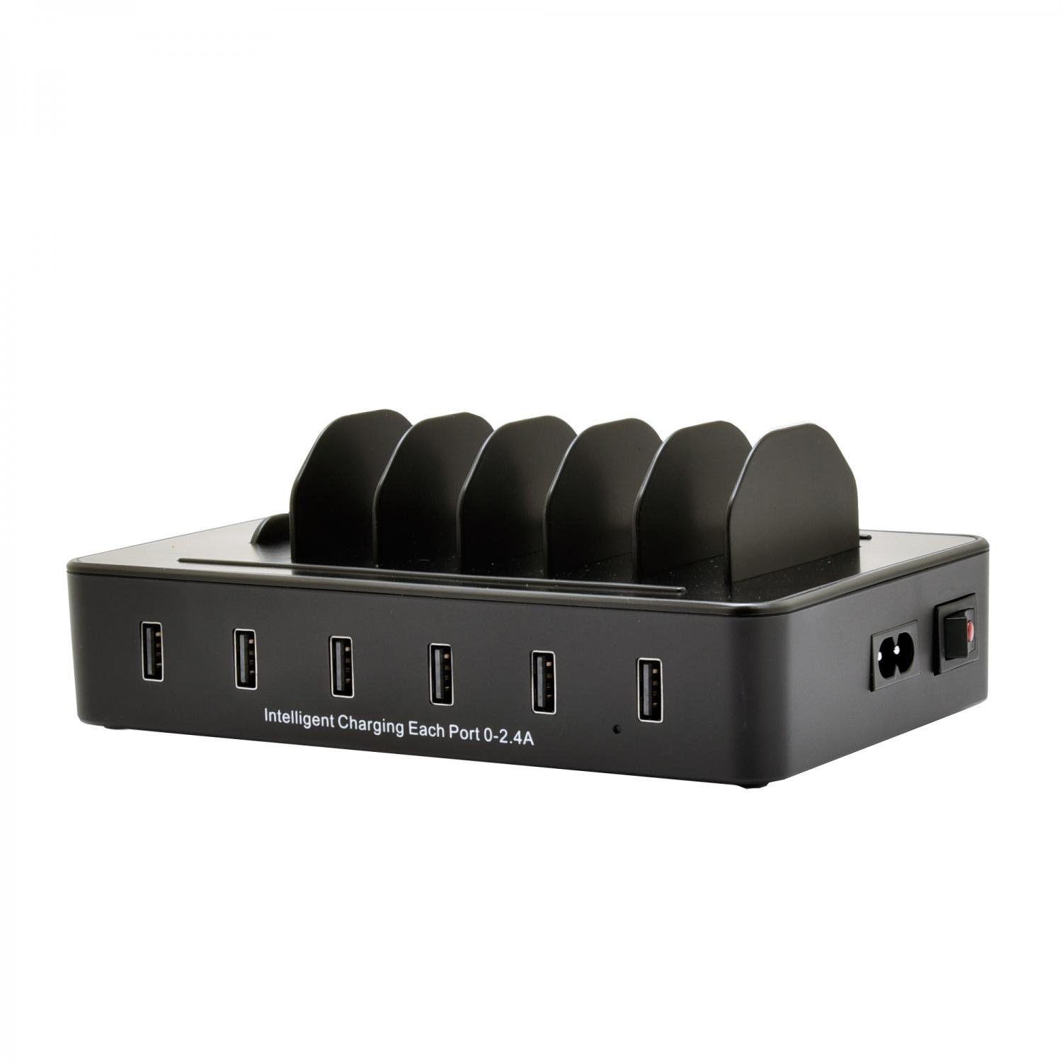 Univox USB 6 port laddstation