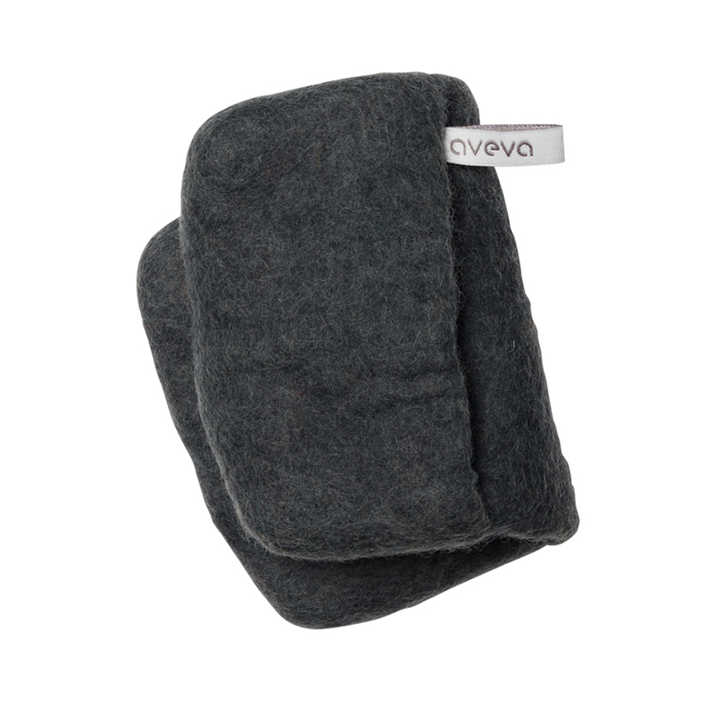 Wool POTHOLDER, darkgrey