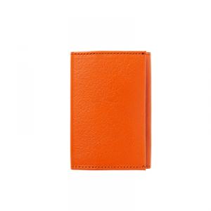 LEATHER WALLET, orange