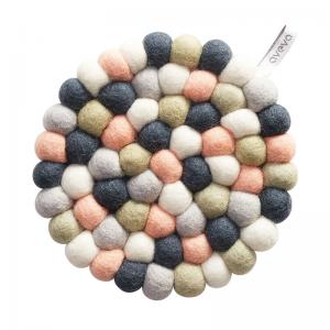 TRIVET, ROUND, pastel