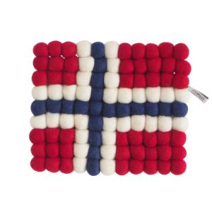 TRIVET, RECT., norwegian flag