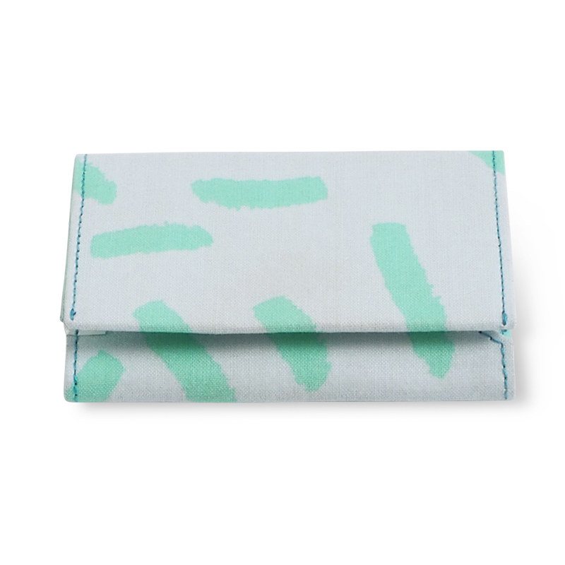 WALLET, FABRIC, sky mint