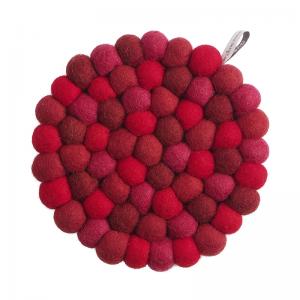 TRIVET, ROUND, cherry