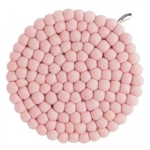 TRIVET, ROUND, L, pink