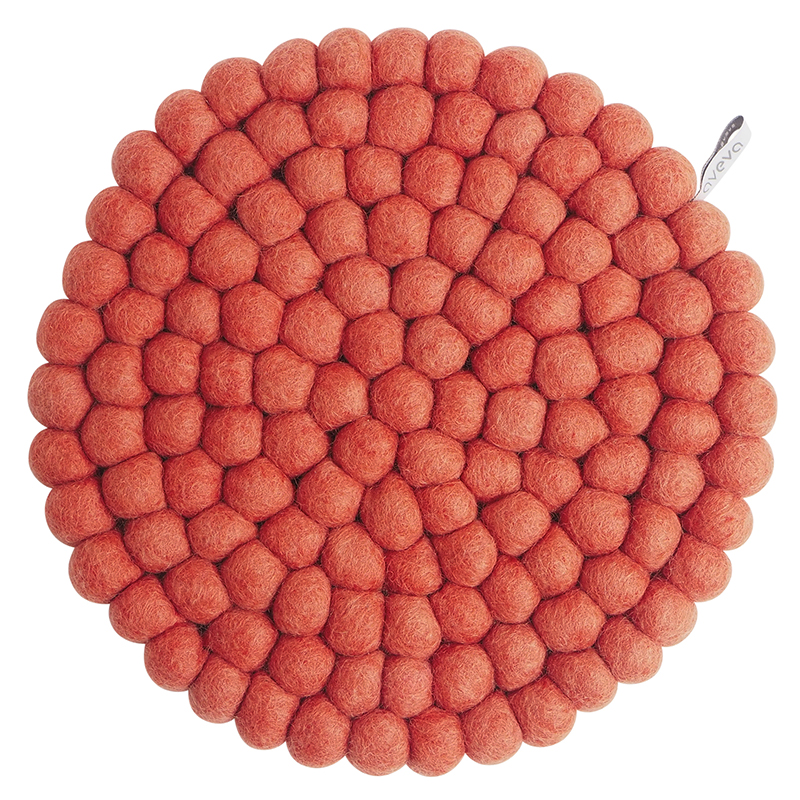 TRIVET, ROUND, L, terracotta