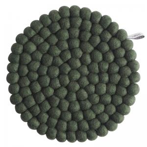 TRIVET, ROUND, L, moss green