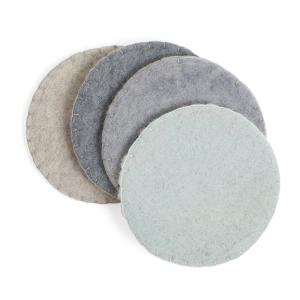 WOOL COASTER, 4-pack, ocean