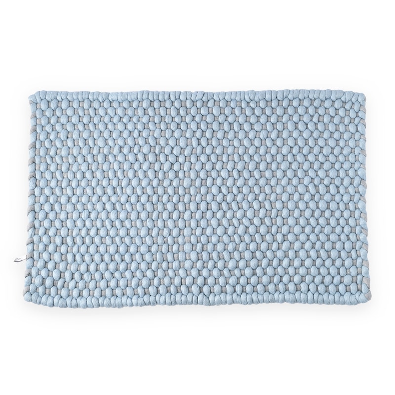 DOORMAT, ROPE, blue/grey