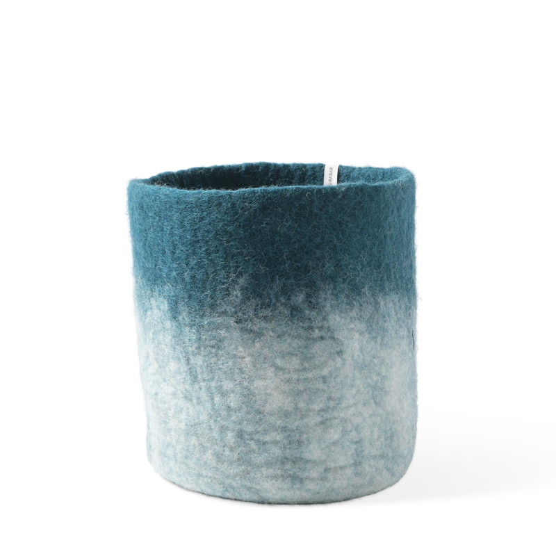 FLOWER POT 18, L, petrol