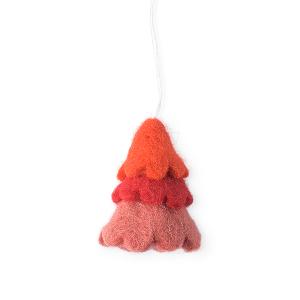 LITTLE HANGINGS, x-mas tree, red