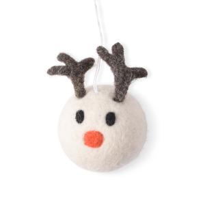 LITTLE HANGINGS, REINDEER, white