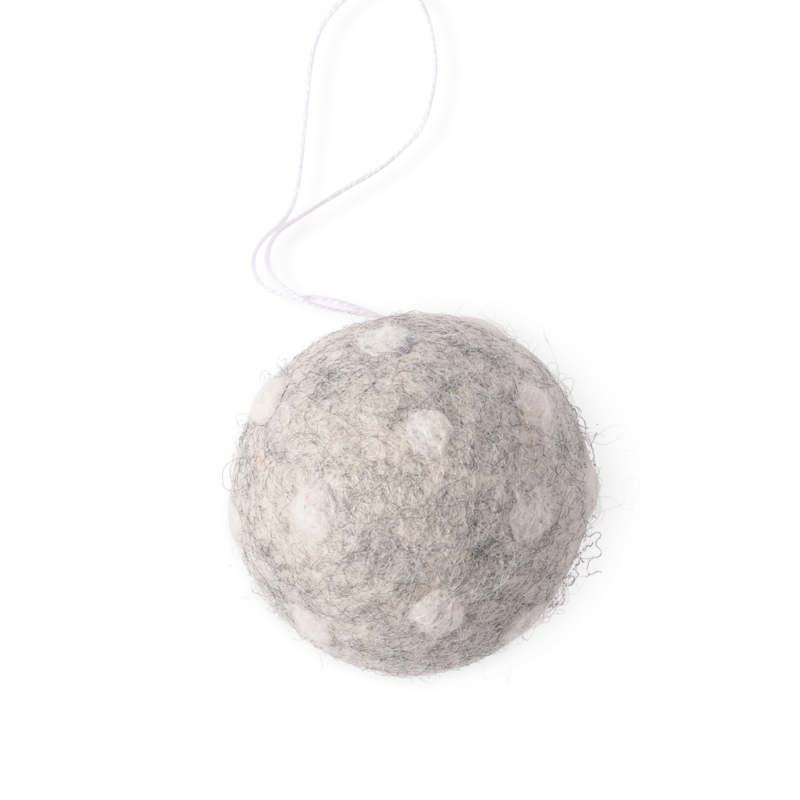 LITTLE HANGINGS, ORNAMENT, grey/white-dots