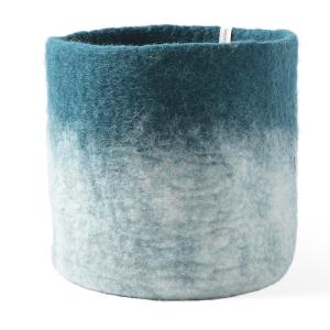 FLOWER POT 18, XL, petrol