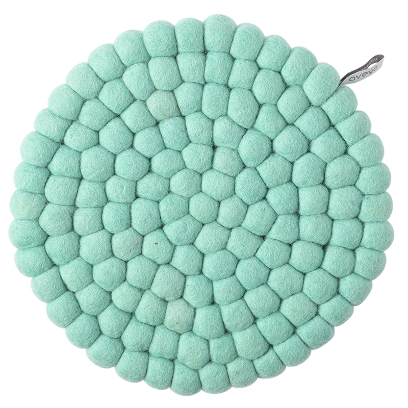 TRIVET, ROUND, L, spring green