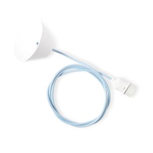 LAMP CORD, sterling blue (E27)