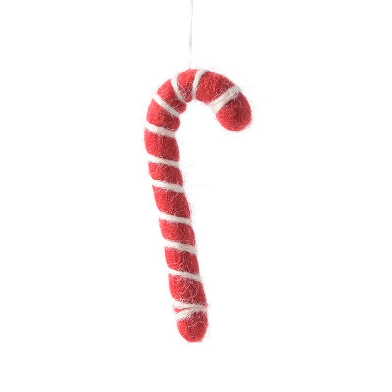 LITTLE HANGINGS, CANDY-CANE, red/white