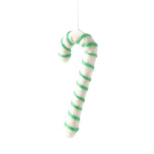LITTLE HANGINGS, CANDY-CANE, white/green