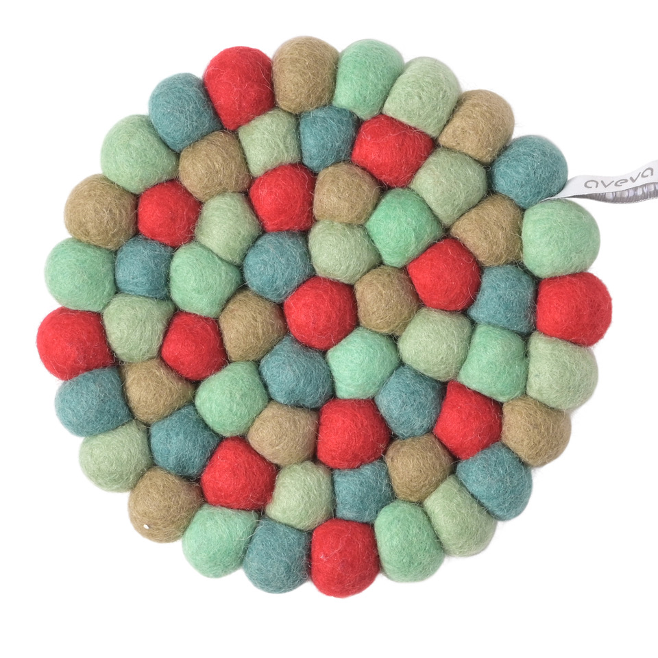 TRIVET, ROUND, art deco