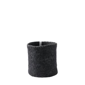 FLOWER POT 24, M, raw-black