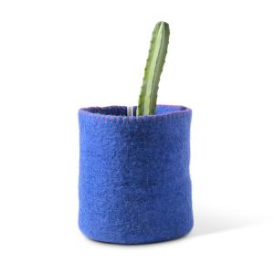 FLOWER POT 24, L, electric-blue