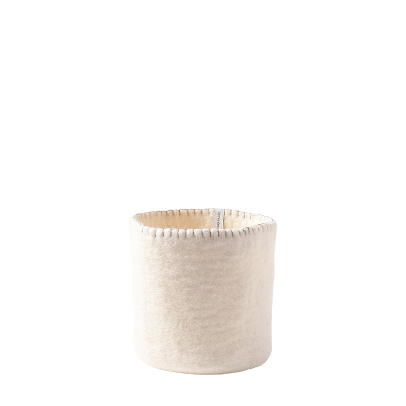 FLOWER POT 24, M, white