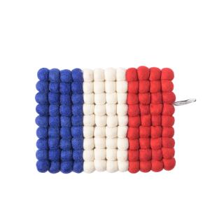 TRIVET, RECT., french flag