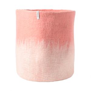 FLOWER POT 18, XL, pink-grape