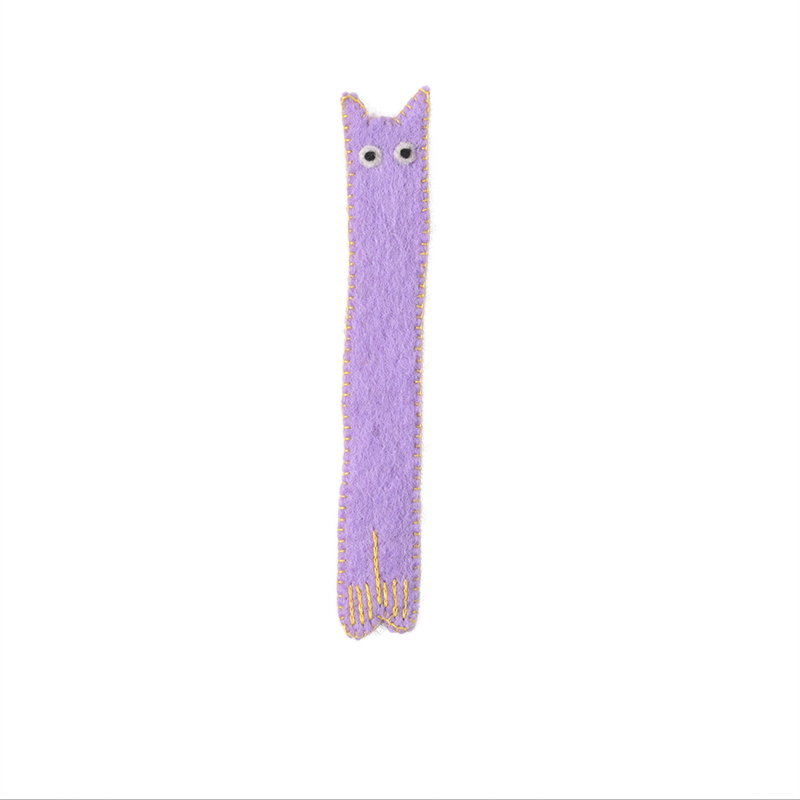THE CURIOUS BOOKMARK, lilac