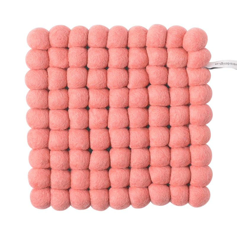 TRIVET, SQUARE, pink-grape
