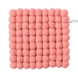TRIVET, SQUARE, pink-grape