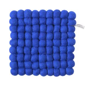 TRIVET, SQUARE, electric-blue