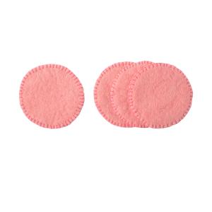 WOOL COASTER, 4-pack, pink-grape