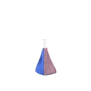 WOOL VASE, PYRAMID, 4-sides