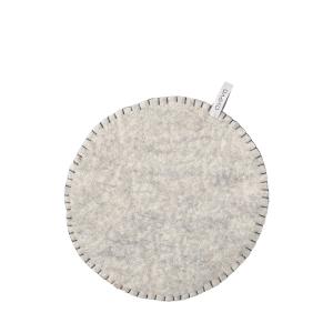 POTHOLDER, ROUND, raw-grey
