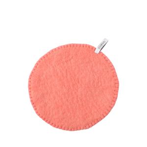 POTHOLDER, ROUND, pink-grape