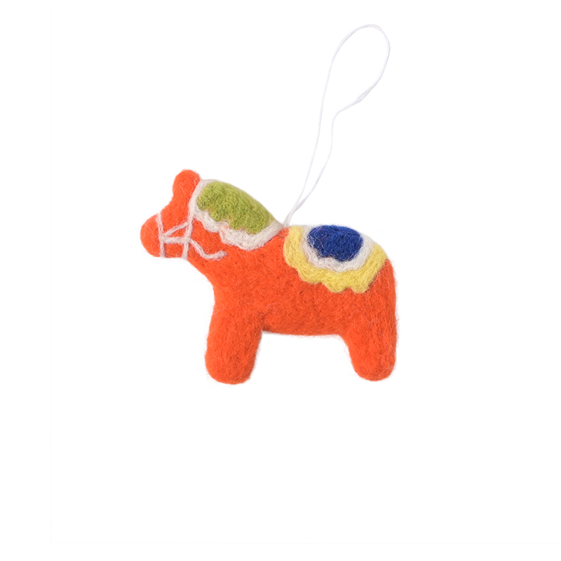 LITTLE HANGINGS, DALA HORSE, red