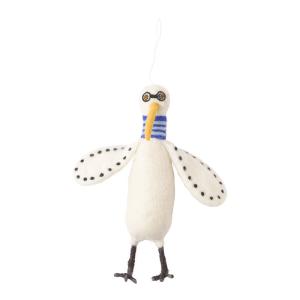 FUNKY BIRDS, L, white