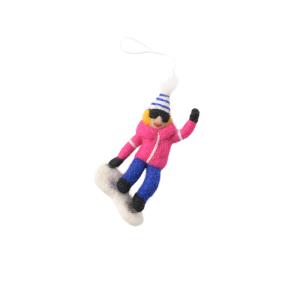 LITTLE HANGINGS, snowboard pink jacket