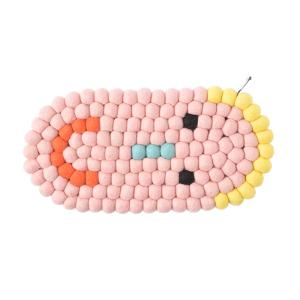 TRIVET, OVAL, happy face
