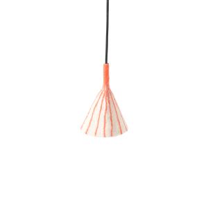 LAMP SHADE, play, coral-stripes