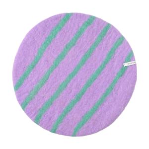 SEAT CUSHION 25, lilac-stripes