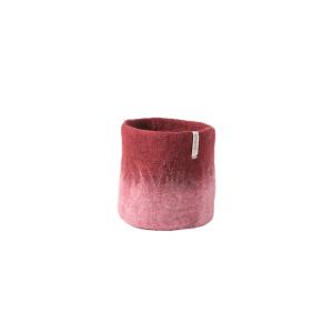 FLOWER POT 18, M, burgundy