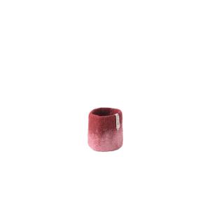 FLOWER POT 18, S, burgundy