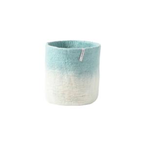 FLOWER POT 18, L, ice blue